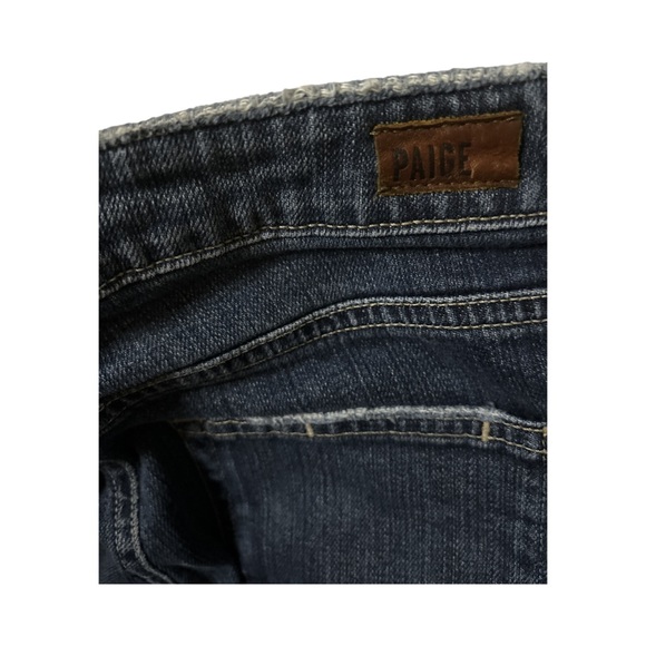 Paige Size 26 Hoxton Ankle Peg Dark Wash Denim Jeans - Picture 5 of 8